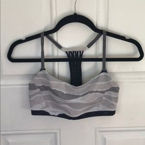 Lululemon workout bra with back detail
